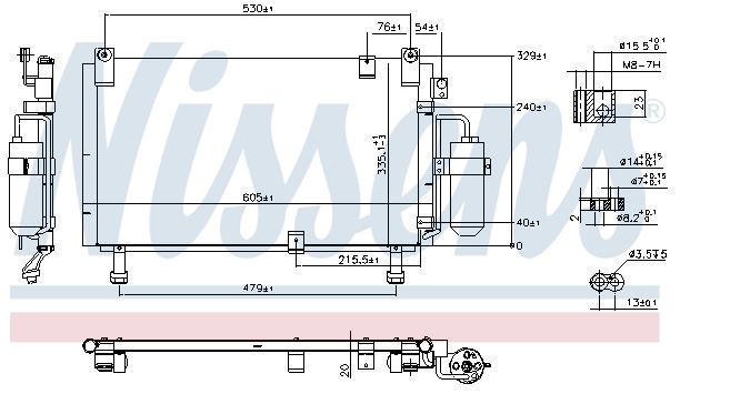 Alternativ bild 0 för Kondensor Nissens