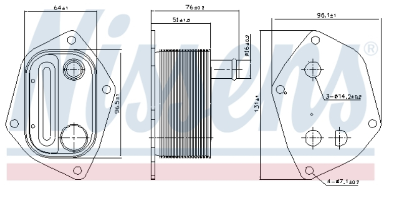 Alternativ bild 0 för Oljekylare