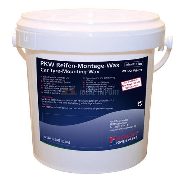 Hoffmann PKW - Däckmonteringspasta Vit 5 kg