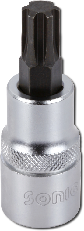 Bitshylsa 1/2" M12 mm Ribe Lång