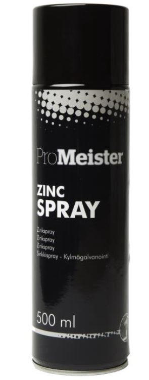 ProMeister Zink Spray - Zinkspray Silvergrå 500 ml