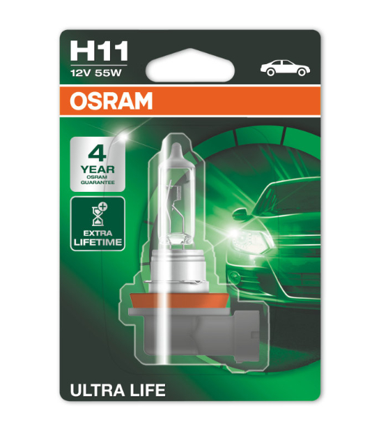 Alternativ bild 0 för Osram Ultra Life - Glödlampa H11 55W 12 V 1-pack