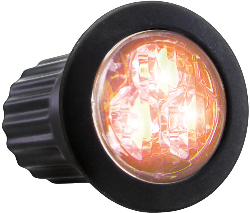 Blixtljus Rund Slim 12-24V DC