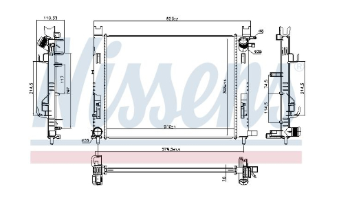 Alternativ bild 0 för Kylare Nissens