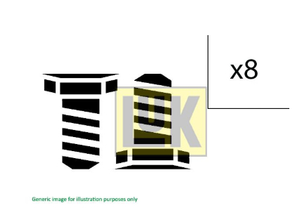 Alternativ bild 0 för Skruvsats, Svänghjul