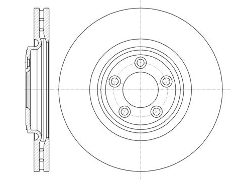 Alternativ bild 0 för Bromsskiva Bosch