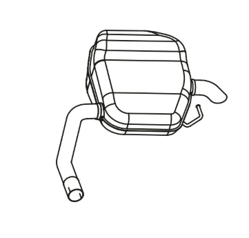 Alternativ bild 0 för Ljuddämpare höger, ej R-Design