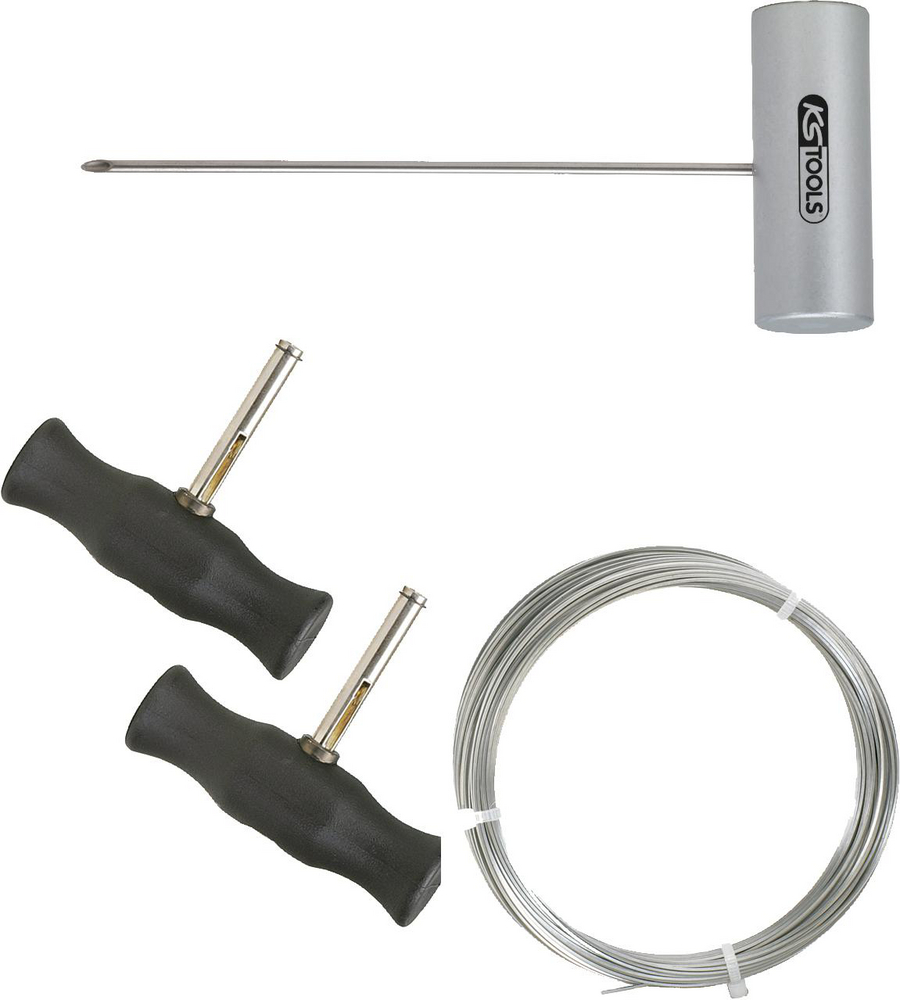 Klipptrådssats Med 4-Kant Klipptråd, 4 St KS Tools