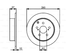 Alternativ bild 0 för Bromsskiva