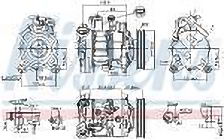 Alternativ bild 0 för Kompressor Nissens