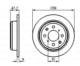 Alternativ bild 0 för Bromsskiva