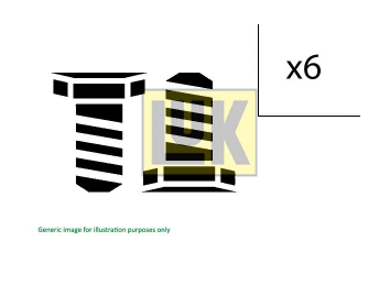 Alternativ bild 0 för Skruvsats, svänghjul