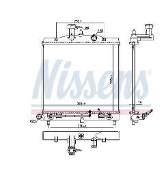 Alternativ bild 0 för Kylare Nissens