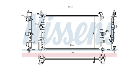 Alternativ bild 0 för Kylare Nissens