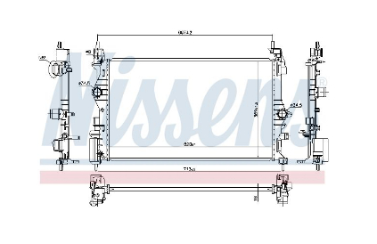 Alternativ bild 0 för Kylare Nissens