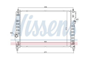 Alternativ bild 0 för Kylare Nissens