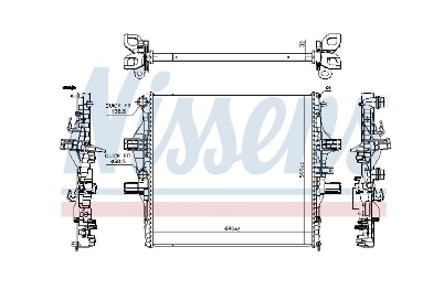 Alternativ bild 0 för Kylare Nissens