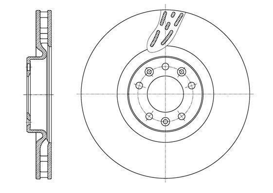 Alternativ bild 0 för Bromsskiva Bosch