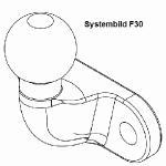 Westfalia Dragkrok med fast kula
