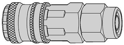 Tryckluftskoppling STREAM-LINE 11x16mm NBR. Serie 320 eSafe, DN 7.6 Ce