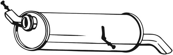 Alternativ bild 0 för Bakre ljuddämpare