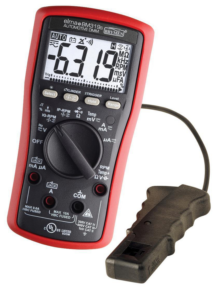 Elma BM319s – Bilmultimeter med varvtalsräknare Elma