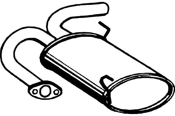 Alternativ bild 0 för Bakre ljuddämpare