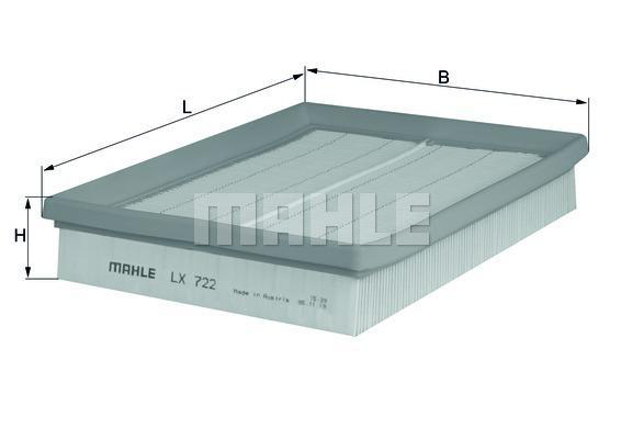 Luftfilter Mahle