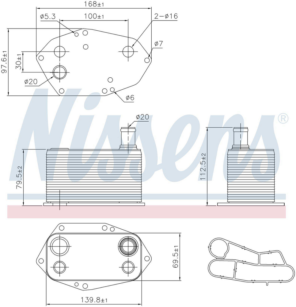 Alternativ bild 0 för Oljekylare