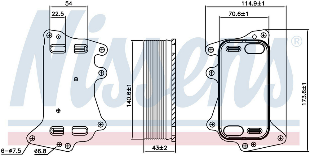 Alternativ bild 0 för Oljekylare