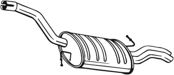 Alternativ bild 0 för Bakre ljuddämpare Bosal