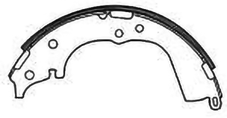 Alternativ bild 0 för Bromsbackar Bosch