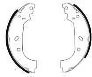 Alternativ bild 0 för Bromsbackar