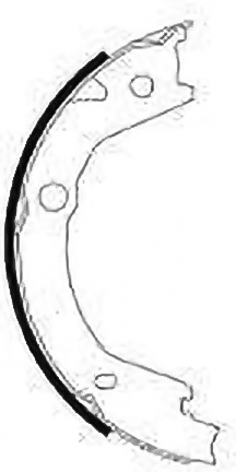 Alternativ bild 0 för Bromsbackar Bosch