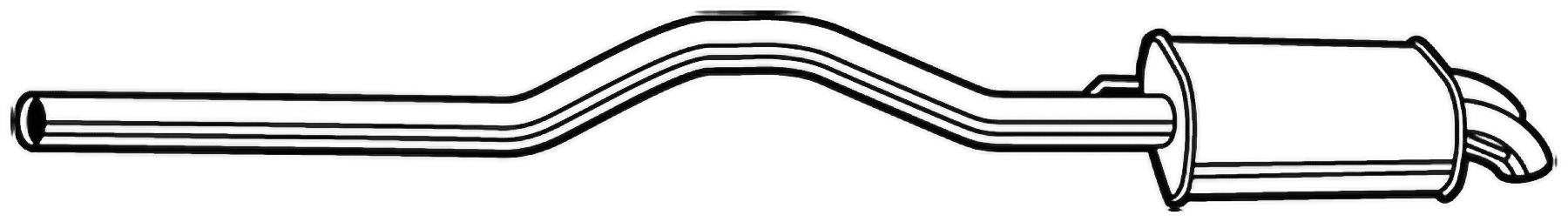 Alternativ bild 0 för Bakre ljuddämpare