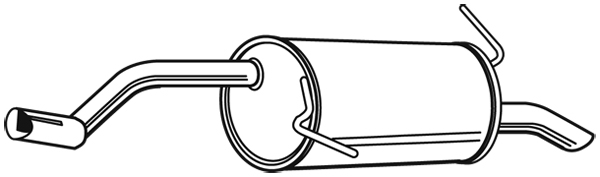 Alternativ bild 0 för Bakre ljuddämpare