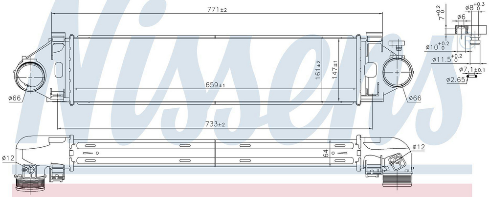 Alternativ bild 0 för Laddluftkylare Nissens
