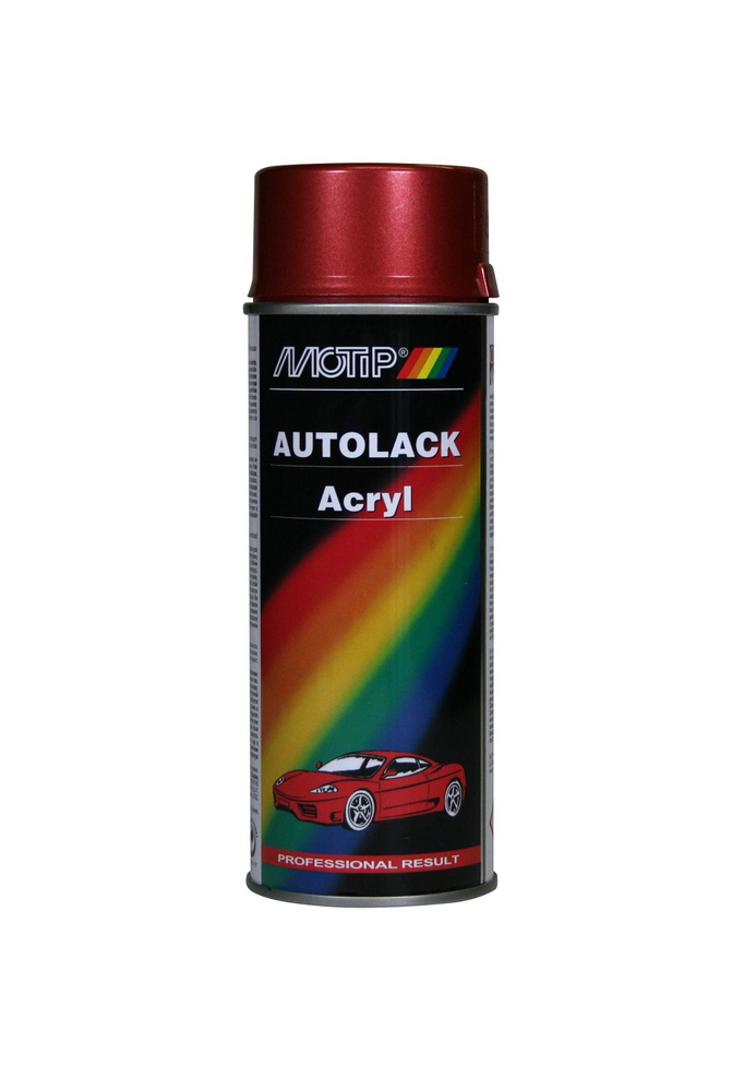 Motip Kompakt 51630 Metallic - Sprayfärg Röd 400 ml