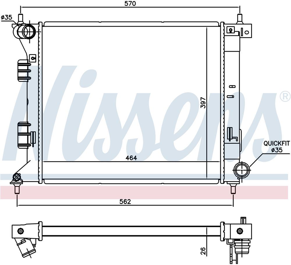 Alternativ bild 0 för Kylare