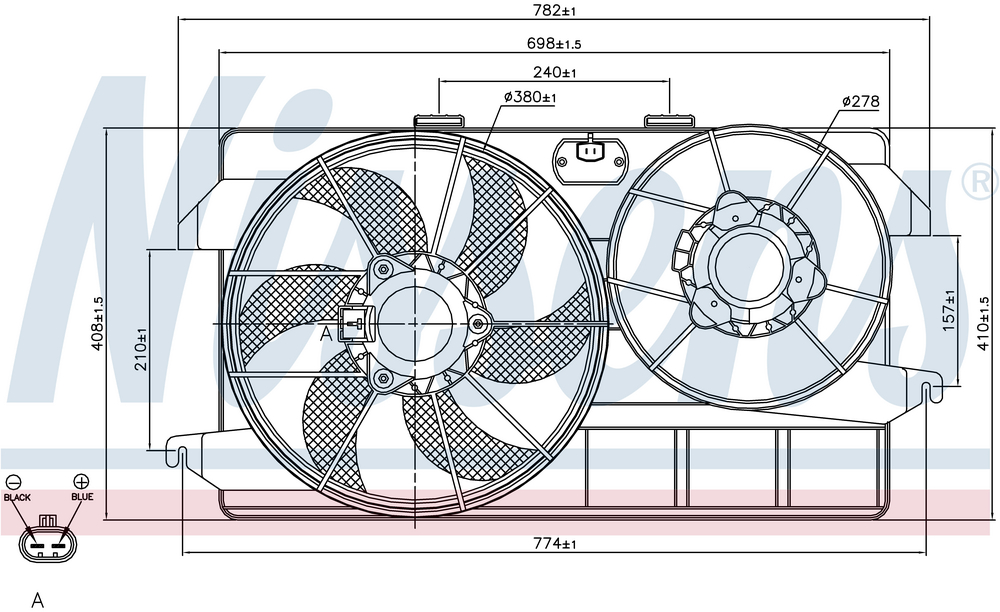 Alternativ bild 0 för Fläkt, kylare