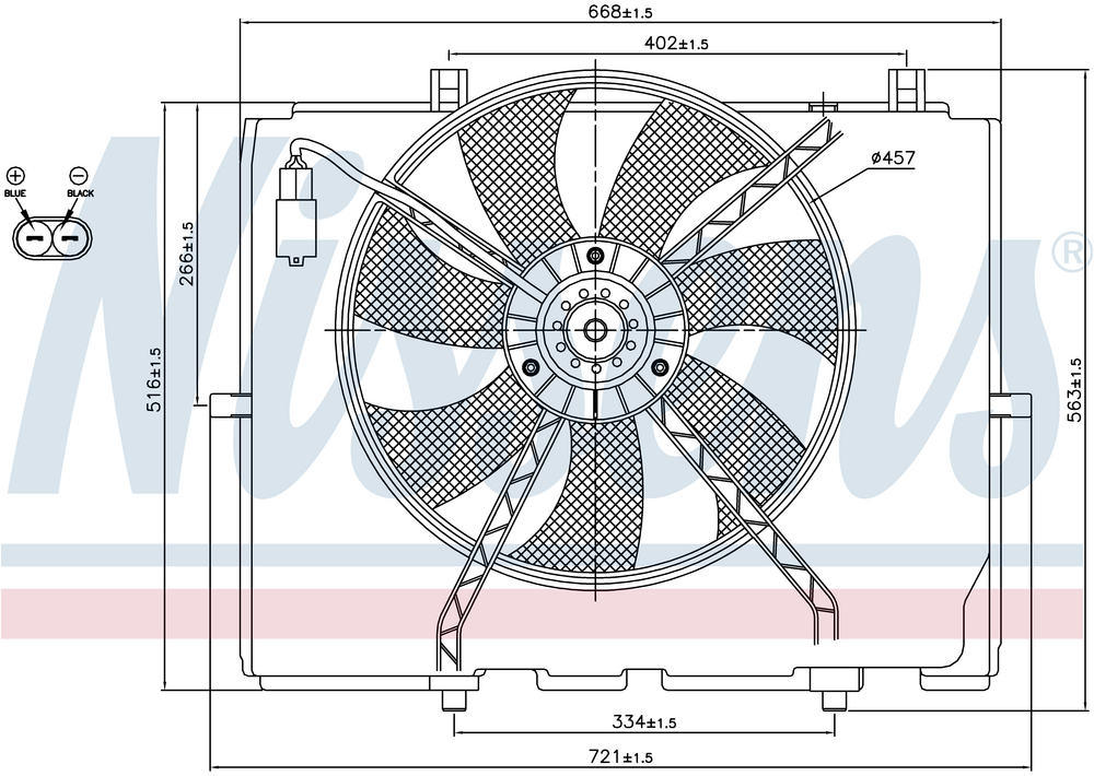 Alternativ bild 0 för Kylarfläkt