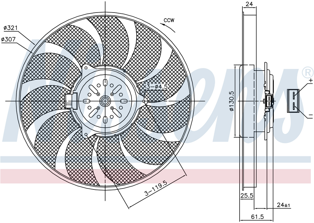 Alternativ bild 0 för Kylarfläkt