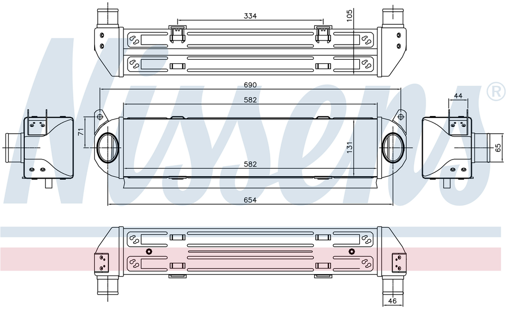 Alternativ bild 0 för Laddluftkylare