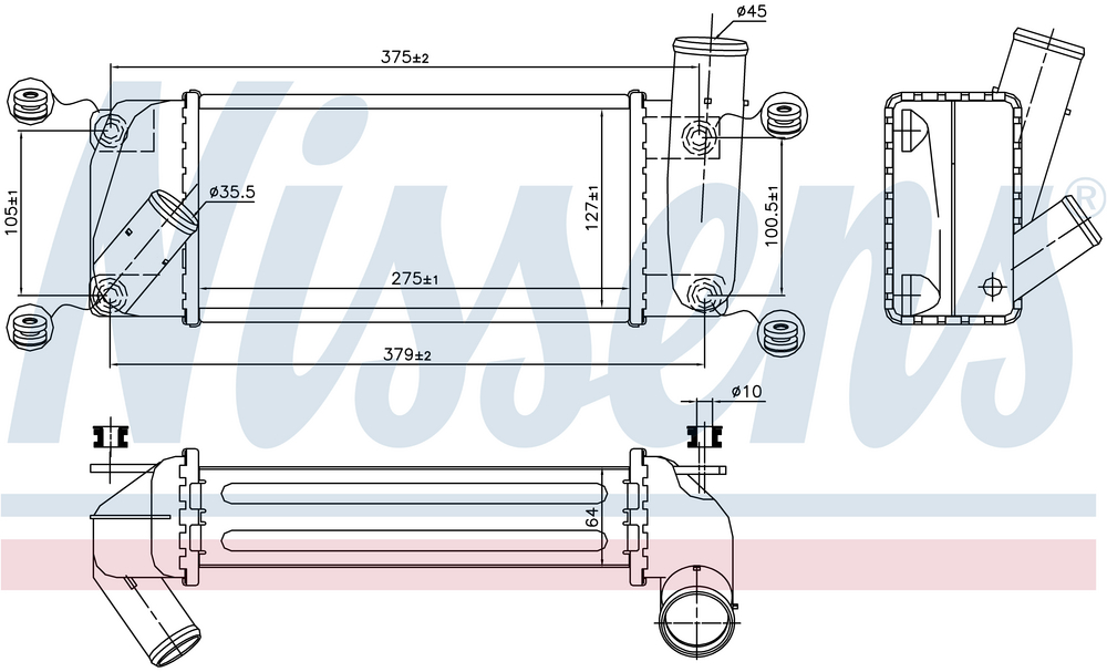 Alternativ bild 0 för Laddluftkylare