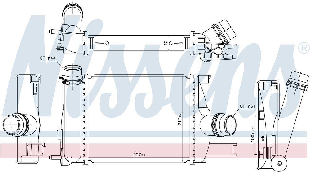 Alternativ bild 0 för Laddluftkylare
