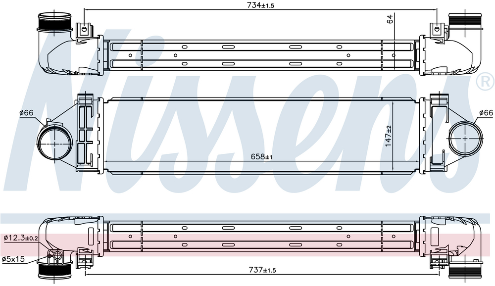 Alternativ bild 0 för Laddluftkylare