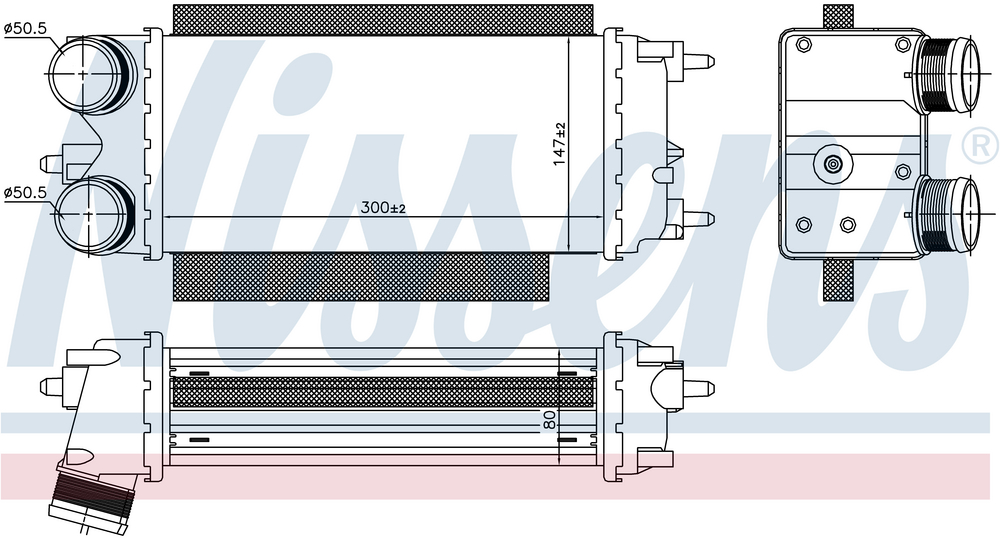 Alternativ bild 0 för Laddluftkylare