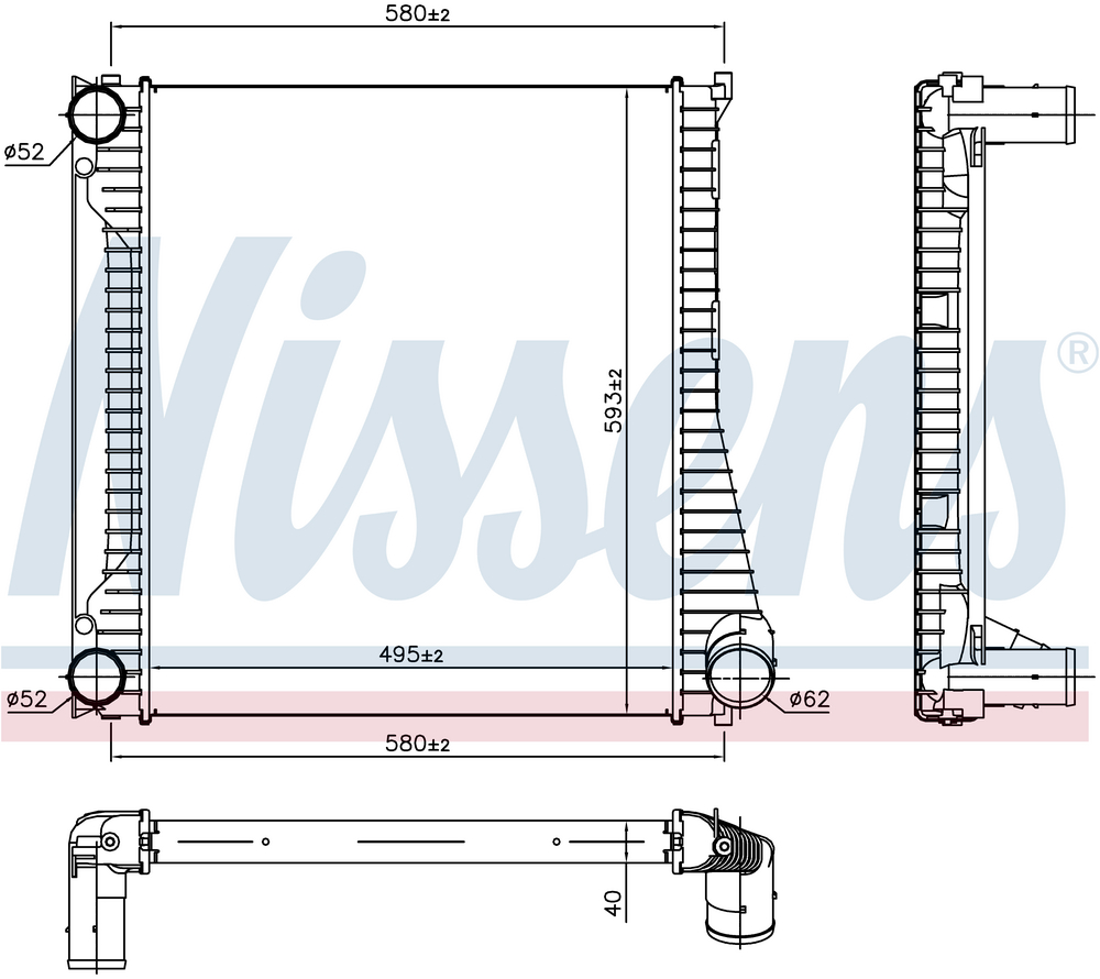 Alternativ bild 0 för Laddluftkylare