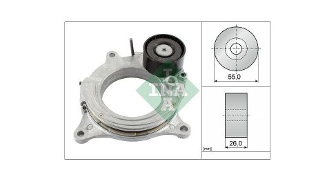 Alternativ bild 0 för Remsträckare, flerspårsrem INA