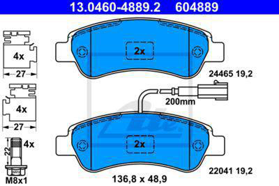 Alternativ bild 0 för Bromsbelägg
